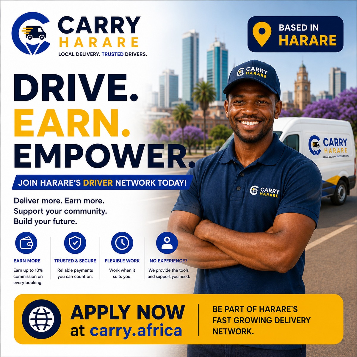 Carry Harare delivery driver