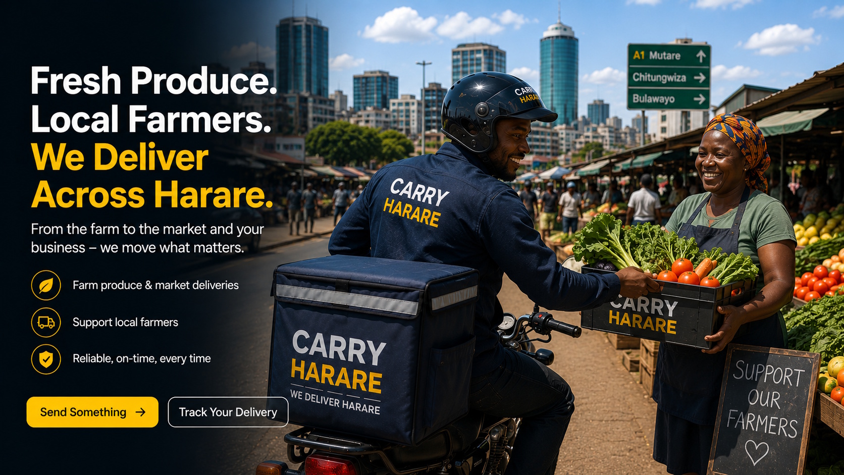 Fresh Produce. Local Farmers. Delivered.