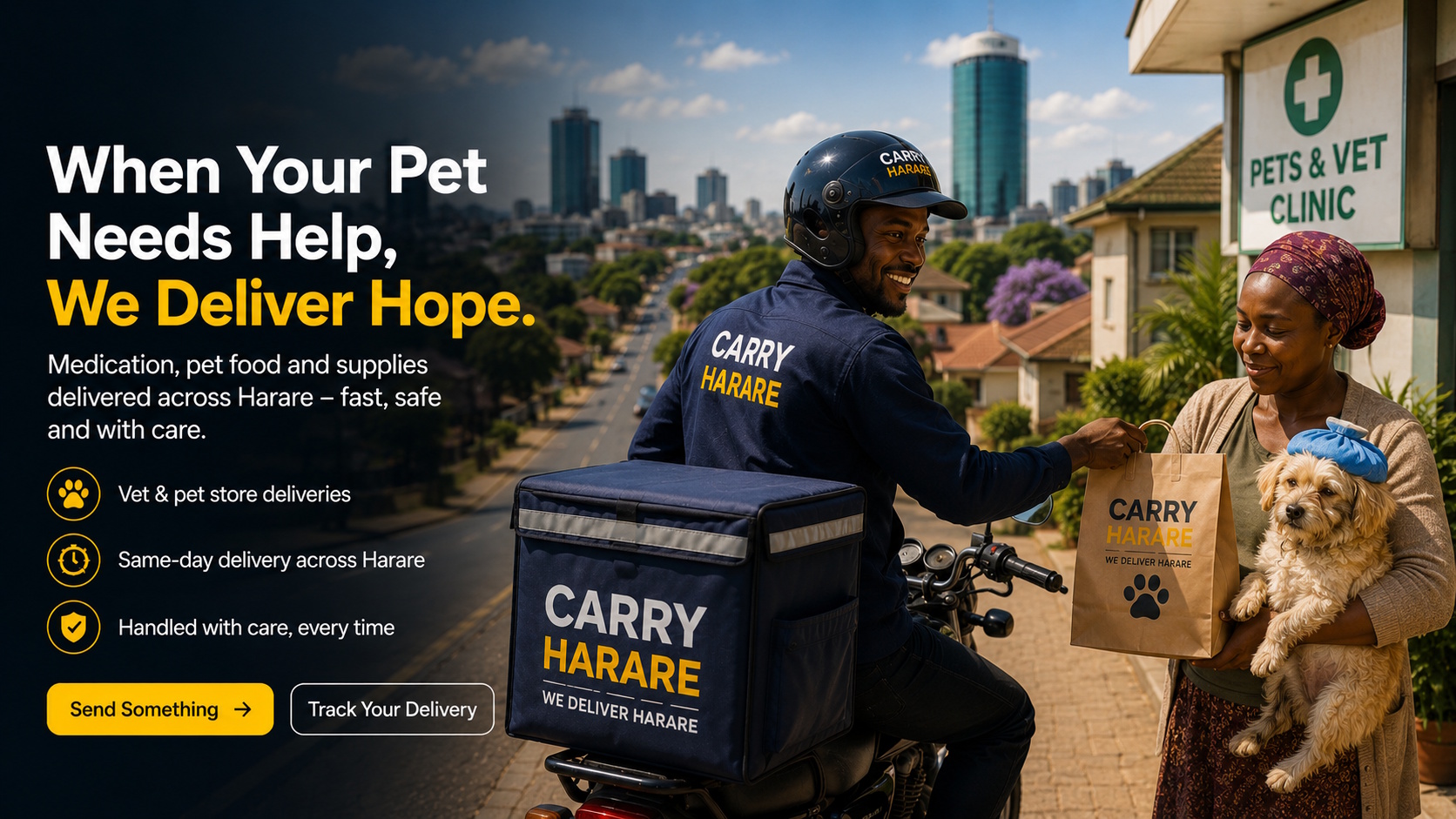 When Your Pet Needs Help, We Deliver Hope.