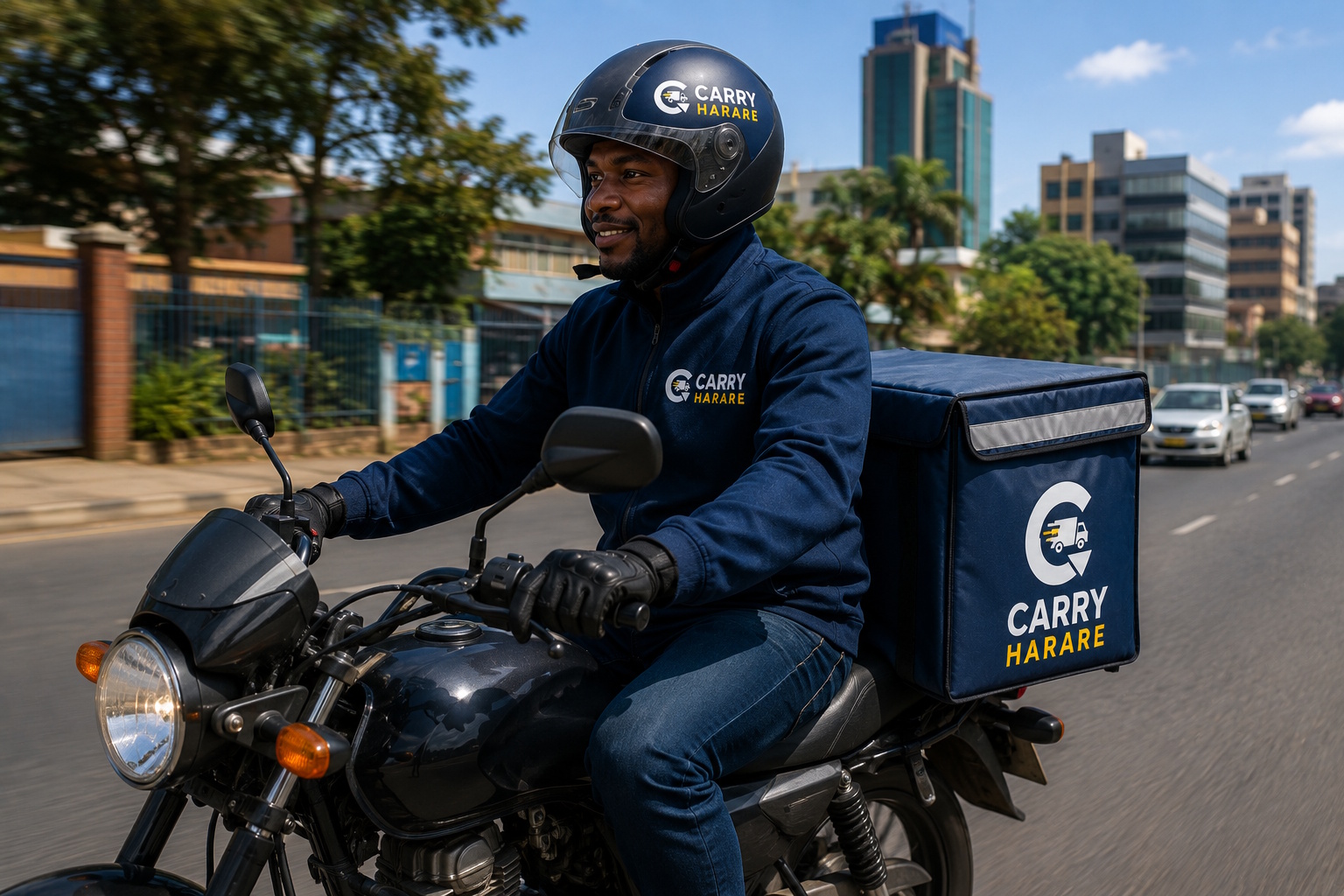 Motorbike delivery