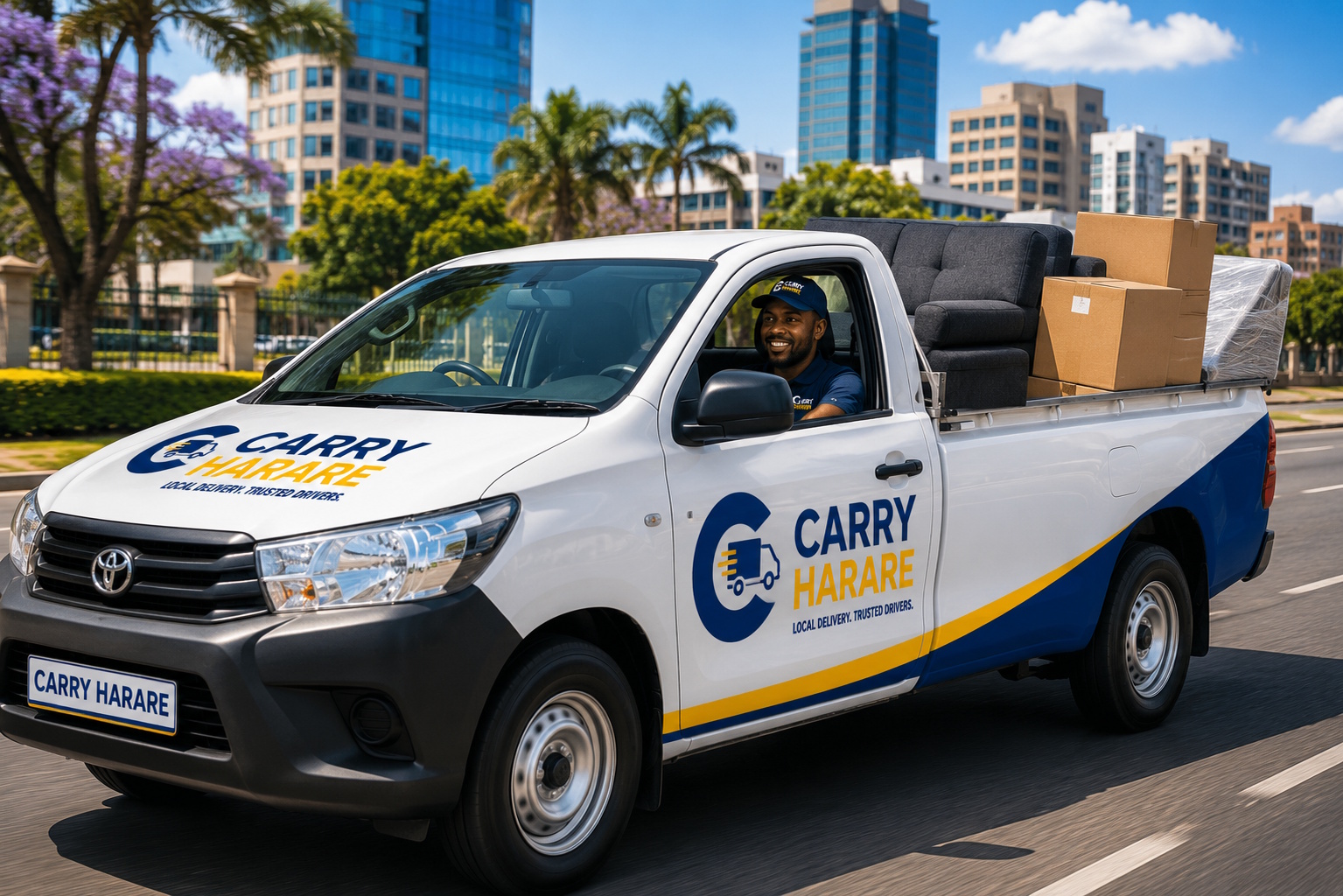 Pickup truck delivery